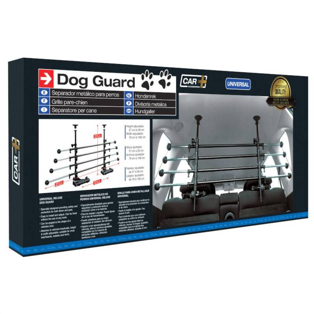 Grilaj separator cu gratii portbagaj, prindere pe tetiera, negru, pentru animale sau marfuri, ajustabil, DOG1000 Car+ Grilaj separator cu gratii portbagaj, prindere pe tetiera, negru, pentru animale sau marfuri, ajustabil, DOG1000 Car+