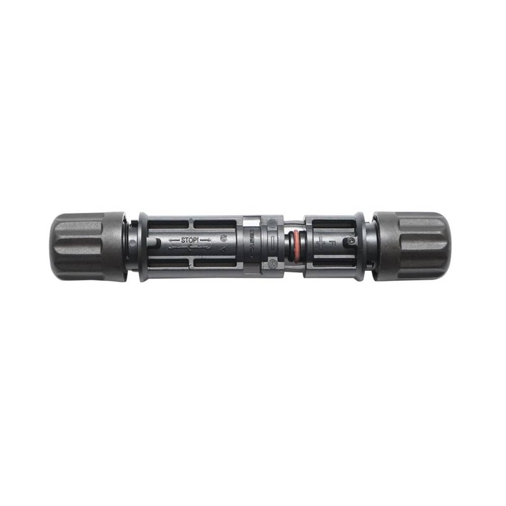 Set 2 conector tip MC4 1.5KV premium, pentru panou solar, Leader PV-BN101A  BK77172 /EH96