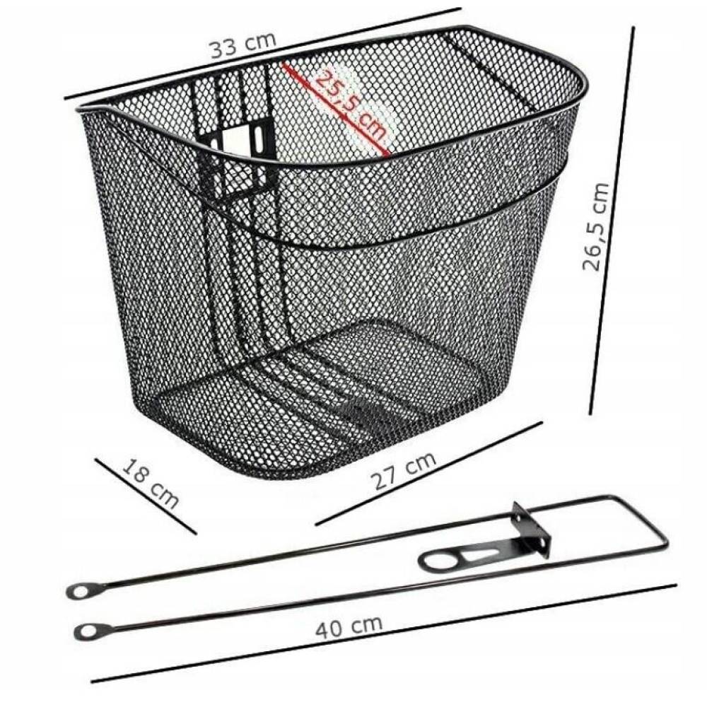 Cos bicicleta fata, kit montaj fixare cu suruburi, 61093