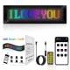 Panou Afisaj LED Matrix RGB Programabil, 60x12cm, Eyes Devil, Bluetooth, Telecomanda, USB 5V, pentru Ochi Camion / Ochi TIR AKC125