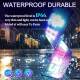 Panou Afisaj LED Matrix RGB Programabil, 35x10cm, Eyes Devil, Bluetooth, Telecomanda, USB 5V, pentru Ochi Camion, TIR, auto, FST-EY2064