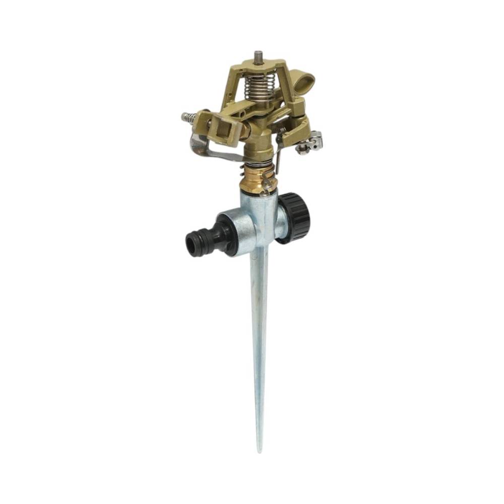 Aspersor metalic pivotant cu impuls 1/2, L290mm, 30° – 360°, distanta 5-12m,TP14