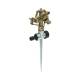 Aspersor metalic pivotant cu impuls 1/2, L290mm, 30° – 360°, distanta 5-12m,TP14