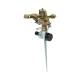 Aspersor metalic pivotant cu impuls 1/2, L290mm, 30° – 360°, distanta 5-12m,TP14