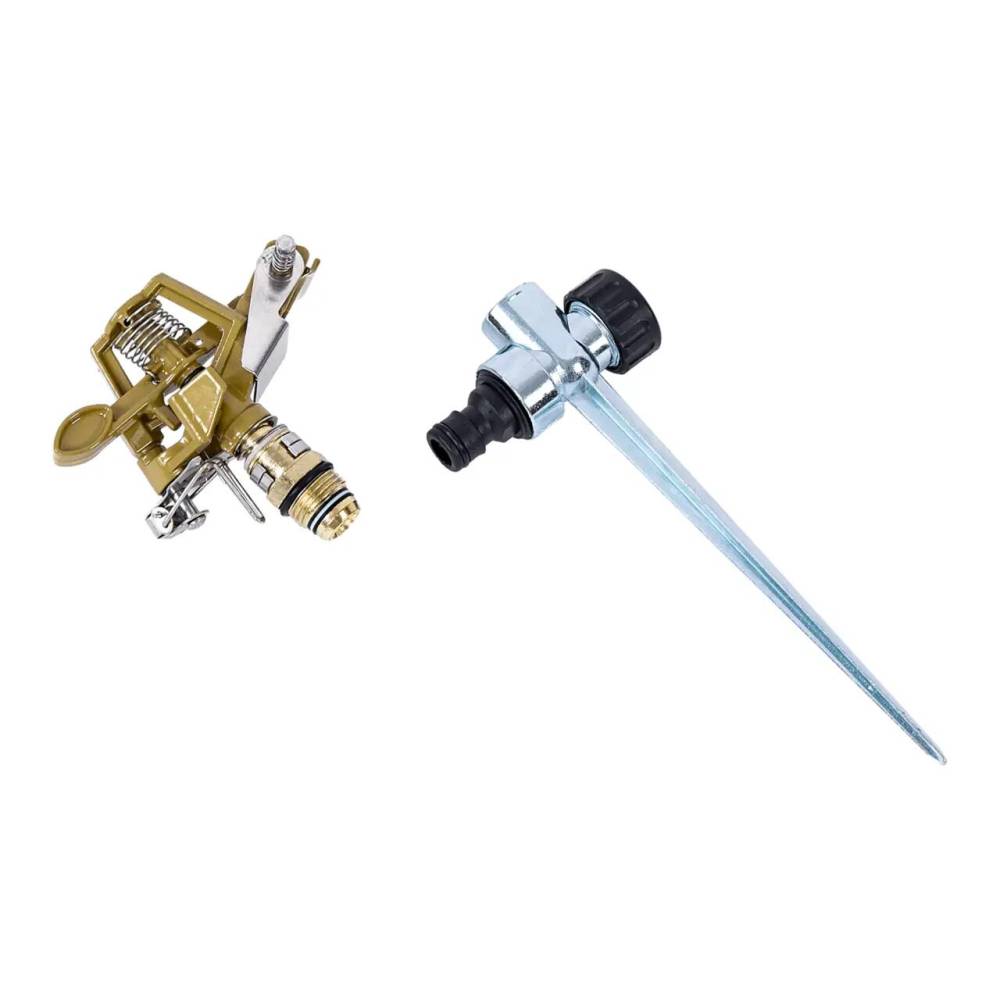 Aspersor metalic pivotant cu impuls 1/2, L290mm, 30° – 360°, distanta 5-12m,TP14