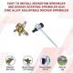 Aspersor metalic pivotant cu impuls 1/2, L290mm, 30° – 360°, distanta 5-12m,TP14