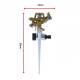 Aspersor metalic pivotant cu impuls 1/2, L290mm, 30° – 360°, distanta 5-12m,TP14