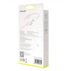 Adaptor cablu USB Tip-C la AUX (JACK), 3.5mm, 10cm, baseus 29784