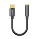 Adaptor cablu USB Tip-C la AUX (JACK), 3.5mm, 10cm, baseus 29784