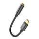 Adaptor cablu USB Tip-C la AUX (JACK), 3.5mm, 10cm, baseus 29784
