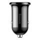 Incarcator auto 2xUSB 12/24v 4.8A Carbon Baseus Grain ProCar 20200 - BSS014