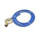 Furtun conectare butelie aragaz, GPL, 2m cu ceas, bk MH31