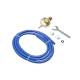 Furtun conectare butelie aragaz, GPL, 2m cu ceas, bk MH31