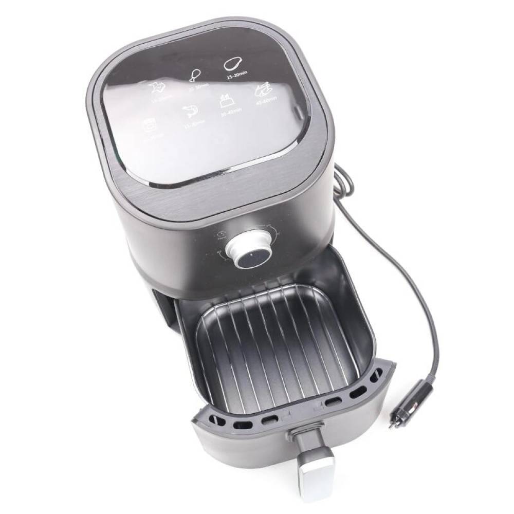 Friteuza electrica, airfryer pentru camion, 3L, 24V, 250W, neagra, AKC124