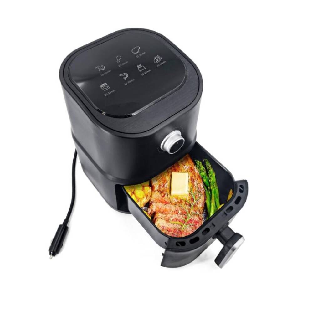 Friteuza electrica, airfryer pentru camion, 3L, 24V, 250W, neagra, AKC124