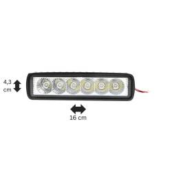 Proiector lucru, 155x41, LED 6,10-60V, 18W, 1170lm, 60gr, Flood, BK69006f-NY80