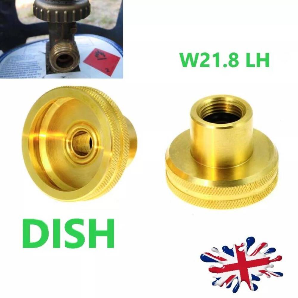 Adaptor butelie, pentru butelie de 11 kg, filet pe stanga 21,8 x 1/14. tip Dish, GAZ2003