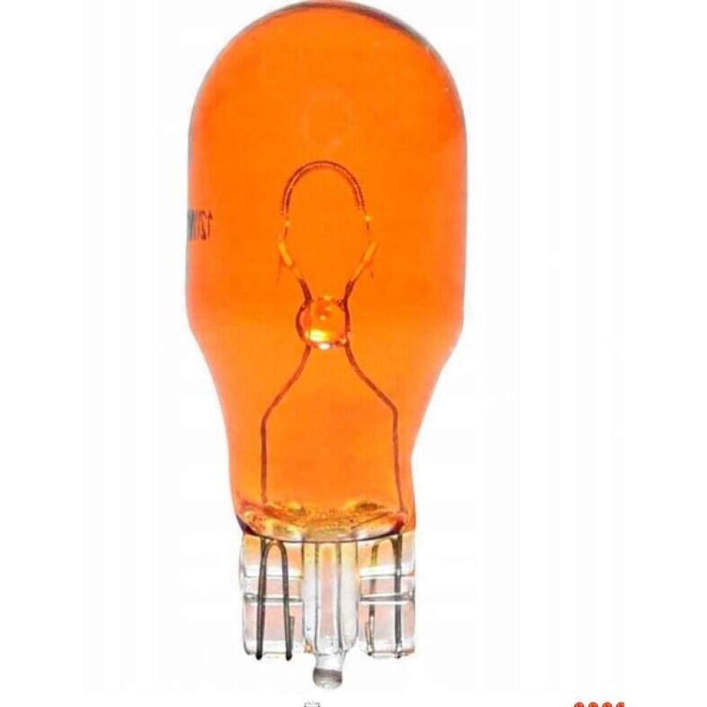 Bec soclu sticla, T15, galben, 12V/16W WY16W -T15 W2.1x9.5d, M-tech Z93 - 921NA 