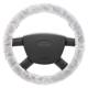 Husa volan 37-39cm, pufoasa Smooth gri, Compass 31464