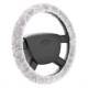 Husa volan 37-39cm, pufoasa Smooth gri, Compass 31464