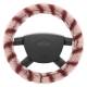 Husa volan 37-39cm, pufoasa Lemur roz, Compass 31481