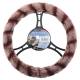 Husa volan 37-39cm, pufoasa Lemur roz, Compass 31481