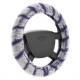 Husa volan 37-39cm, pufoasa lemur albastra, Compass 31480