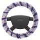 Husa volan 37-39cm, pufoasa lemur albastra, Compass 31480