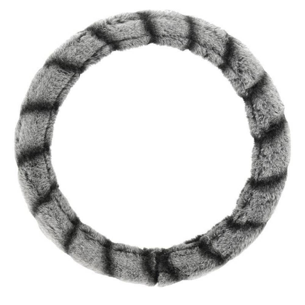 Husa volan 37-39cm, pufoasa Lemur gri, Compass 31479