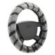 Husa volan 37-39cm, pufoasa Lemur gri, Compass 31479