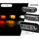 Lampa gabarit 96x39, galbena dark, 3 LED-uri, LD 233/GRAPHITE  Horpol