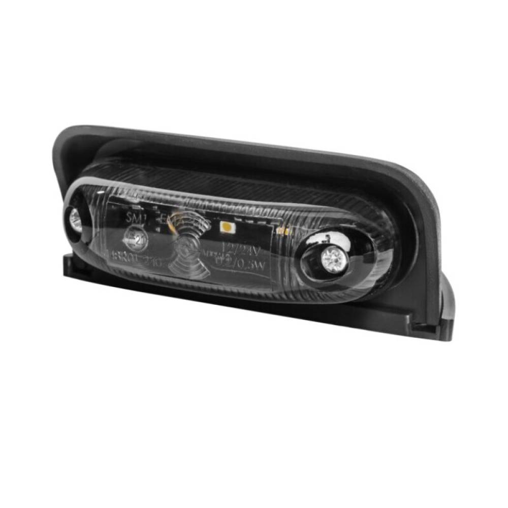 Lampa gabarit 96x39, galbena dark, 3 LED-uri, LD 233/GRAPHITE  Horpol