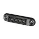 Lampa gabarit 78x22, ovala, 4 LED-uri, Slim alba dark, LD 2327 GRAPHITE Horpol