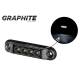Lampa gabarit 78x22, ovala, 4 LED-uri, Slim alba dark, LD 2327 GRAPHITE Horpol