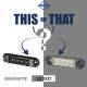 Lampa gabarit 78x22, ovala, 4 LED-uri, Slim alba dark, LD 2327 GRAPHITE Horpol