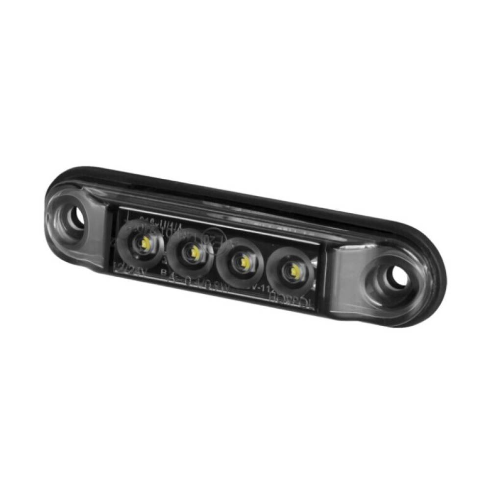 Lampa gabarit 78x22, ovala, 4 LED-uri, Slim alba dark, LD 2327 GRAPHITE Horpol