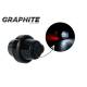 Lampa gabarit cu brat 107, fi79, 10 LED-uri, rosie si alba, cu 2 functii, LD 2588, GRAPHITE Horpol