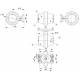 Lampa gabarit cu brat 107, fi79, 10 LED-uri, rosie si alba, cu 2 functii, LD 2588, GRAPHITE Horpol