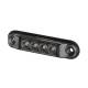 Lampa gabarit 78x22, ovala, 4 LED-uri, Slim galben dark, LD 2328 GRAPHITE Horpol