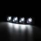 Lampa gabarit 180x45, 4 LED-uri, 12-24V, alba dark, Scania 4&R,  LD 651 GRAPHITE Horpol