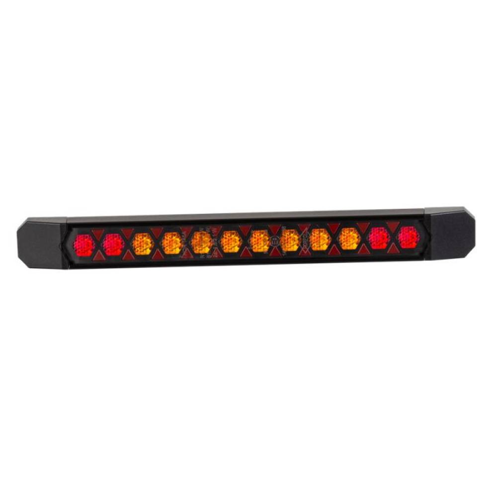 Lampa stop 252x 27, 3 functii, SLIM LED 12, LIZARD, LZD 3140 Horpol
