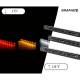 Lampa gabarit 254x24, 9 LED-uri, galben, LD 998, GRAPHITE Horpol