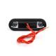 Lampa gabarit 84x27 ovala Slim, 4 LED-uri, rosie dark, 2 garnituri, bullbar, GRAPHITE LD 3212 Horpol