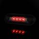 Lampa gabarit 84x27 ovala Slim, 4 LED-uri, rosie dark, 2 garnituri, bullbar, GRAPHITE LD 3212 Horpol
