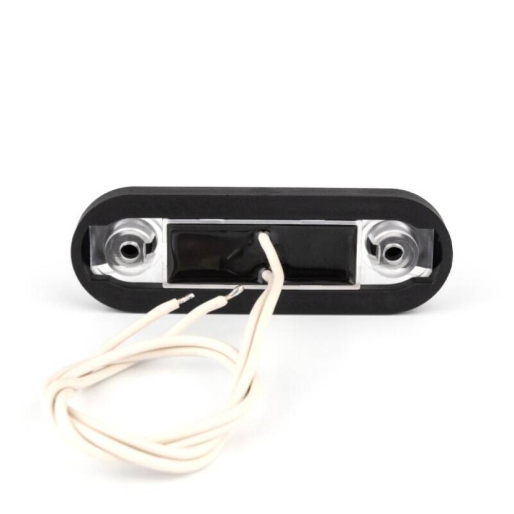 Lampa gabarit 84x27 ovala Slim, 4 LED-uri, alba, 2 garnituri, bullbar, LD 3210 Horpol