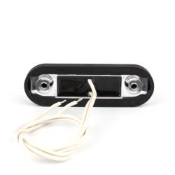 Lampa gabarit 84x27 ovala Slim, 4 LED-uri, alba, 2 garnituri, bullbar, LD 3210 Horpol Lampa gabarit 84x27 ovala Slim, 4 LED-uri, alba, 2 garnituri, bullbar, LD 3210 Horpol