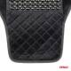 Perna scaun husa, cu bile, cu suport lombar, 120x45, semi tetiera, neagra, 04429 Amio