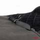 Perna scaun husa, cu bile, cu suport lombar, 120x45, semi tetiera, neagra, 04429 Amio