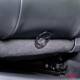 Perna scaun husa, cu bile, cu suport lombar, 120x45, semi tetiera, neagra, 04429 Amio