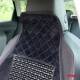 Perna scaun husa, cu bile, cu suport lombar, 120x45, semi tetiera, neagra, 04429 Amio